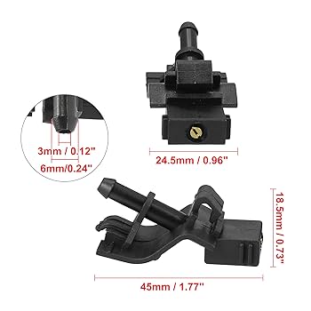 Amazon | X AUTOHAUX フロントガラスウォッシャーノズル Toyota